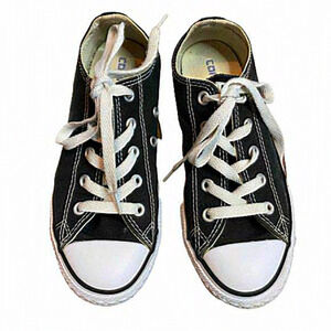 Black‎ Converse All Star Low Top Unisex Size 1
